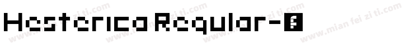 Hesterica Regular字体转换